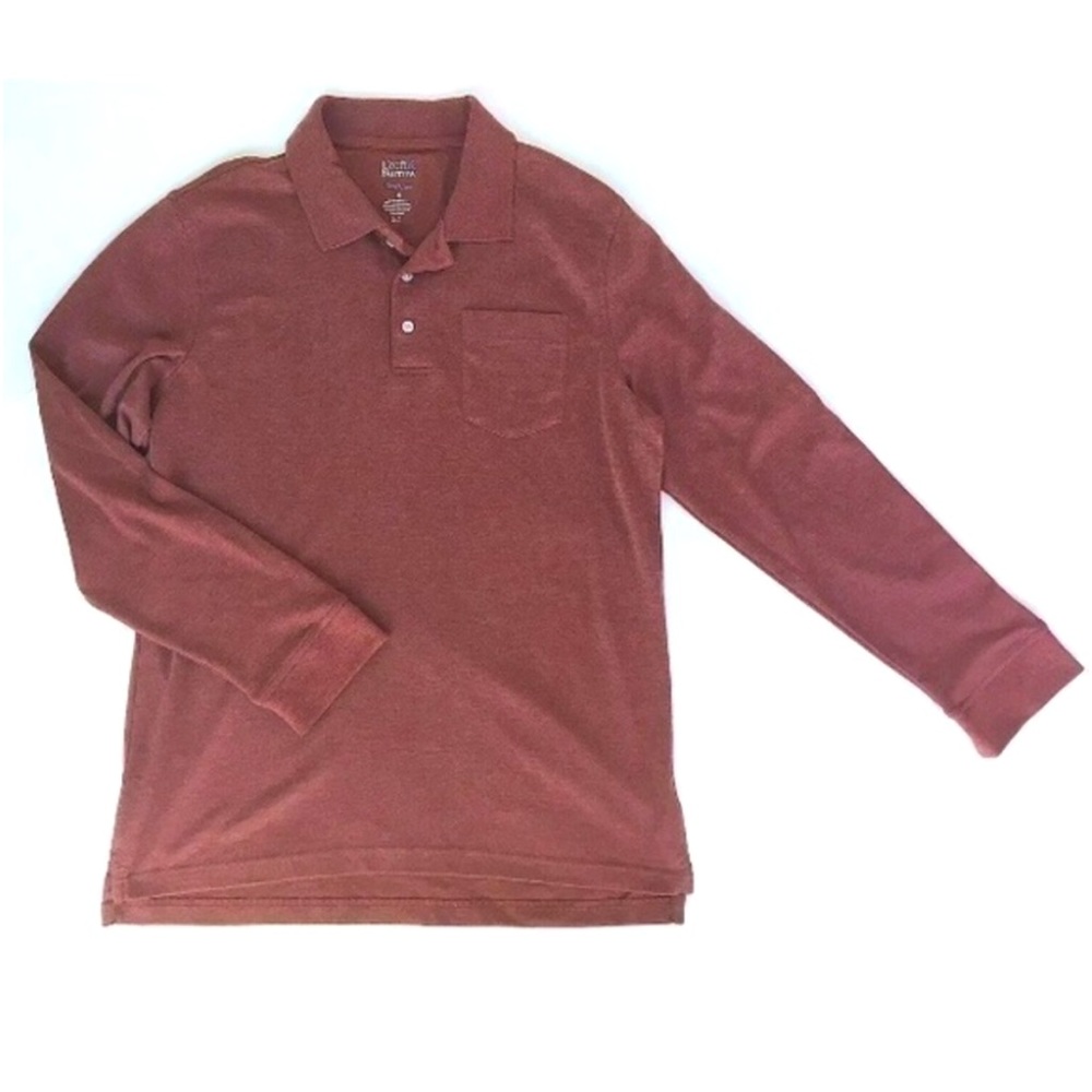 Croft & Barrow Long Sleeve Polo shirt, size M